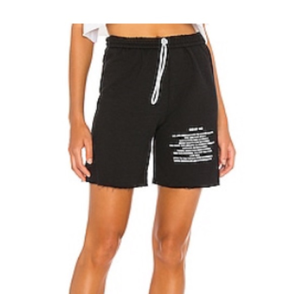 👼🏼BOYS LIE👼🏼 black sweatshorts from Revolve